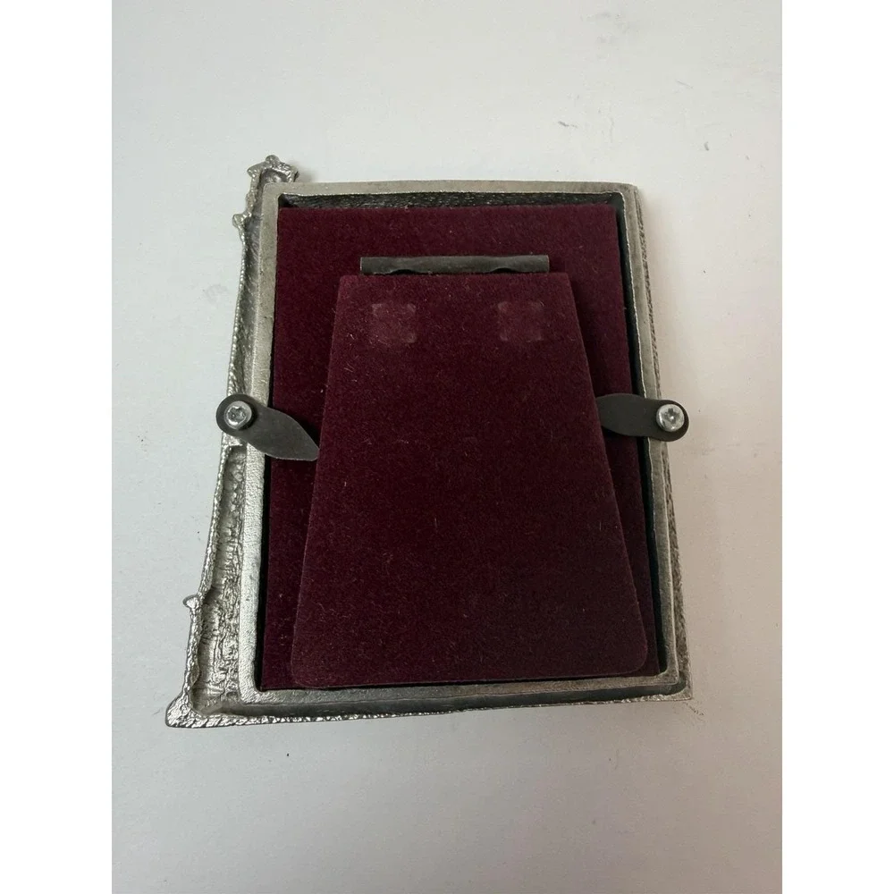 Spoontiques Pewter Picture‎ Frame USA Lighthouse Seagulls 2.5